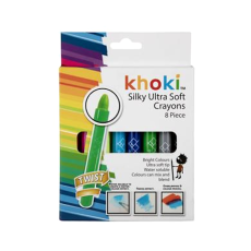 Silky Ultra Soft Wax Crayons - Pack of 8's